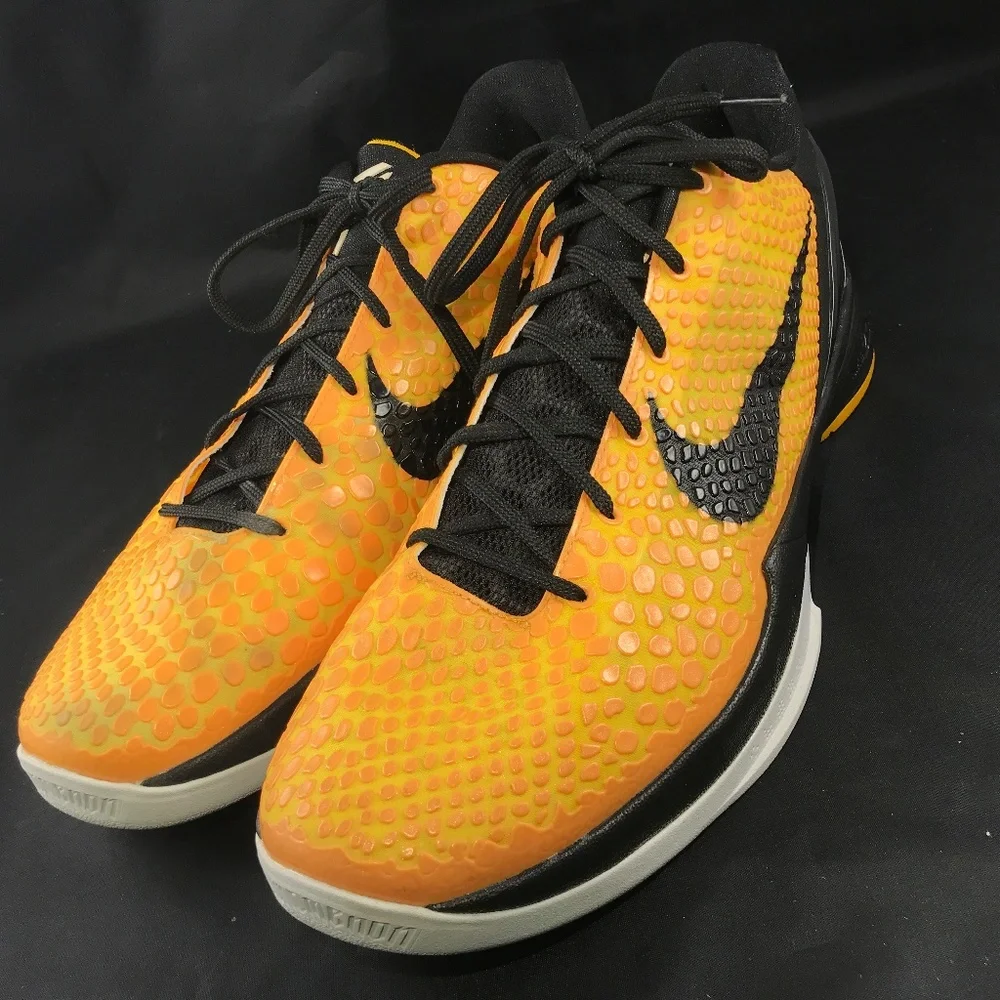 Nike Zoom KOBE VI 6 BRUCE LEE LIGHT BULB Yellow Black 10.5 US 44.5 EUR Mint cond